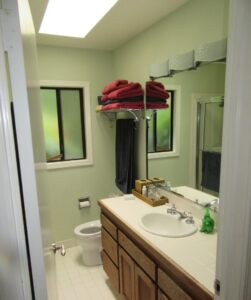 Bathroom at 4 Kentdale, Kentfield, CA by Gannon Construction Company
